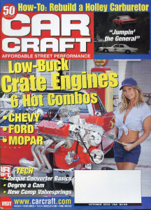 CAR CRAFT 2003 OCT - '69 ROAD RUNNER, CHEVELLE 496